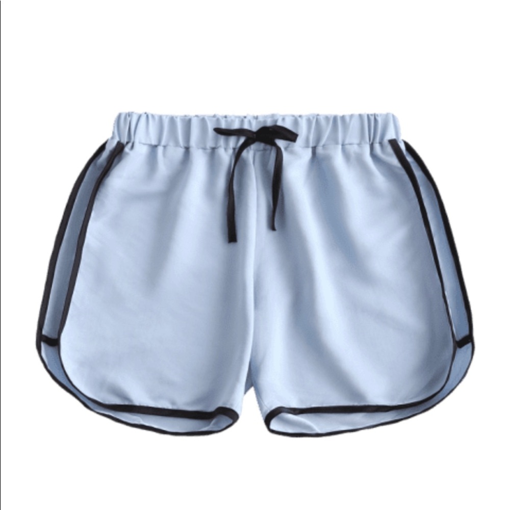 New/unworn Blue casual tie shorts
